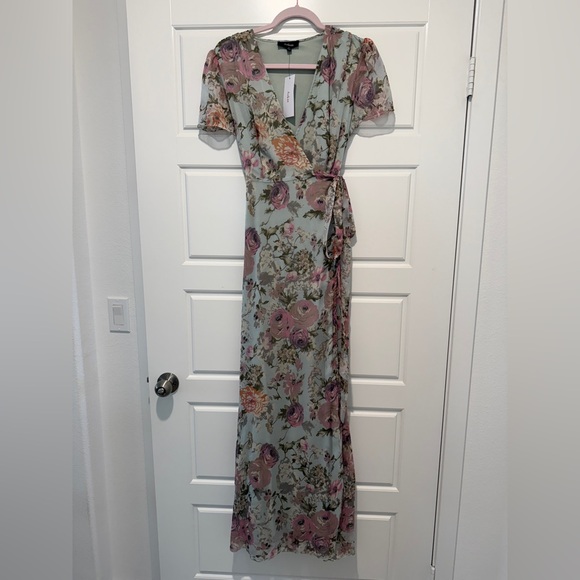 VICI Collection | French Flair Floral Wrap Maxi Dress | S | NWT - Picture 6 of 10
